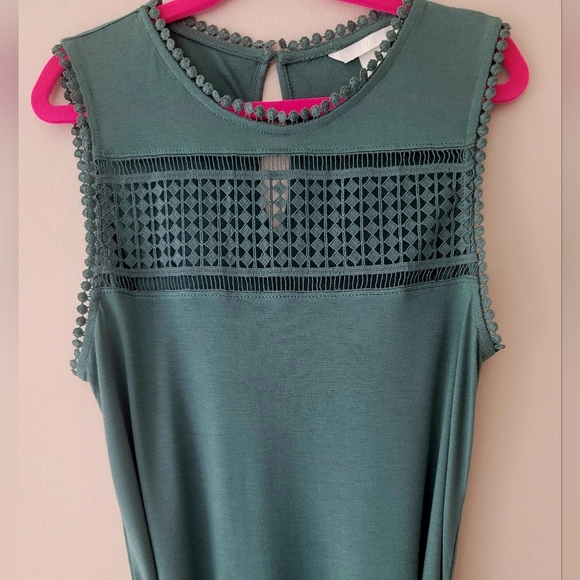 NWOT H&M Womens' Midi Dress, Sage Green, Size XS - Picture 2 of 11